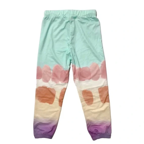 Tie-Dye Casual Joggers/ Leisurewear Watercolor Bottoms SZ LG - Picture 3 of 12